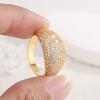 Luxury Full Diamond Rings For Men & Women S925 Silver Plated 18K Rose Gold Hip Hop Jewelry For Party Birthday Wedding Gift