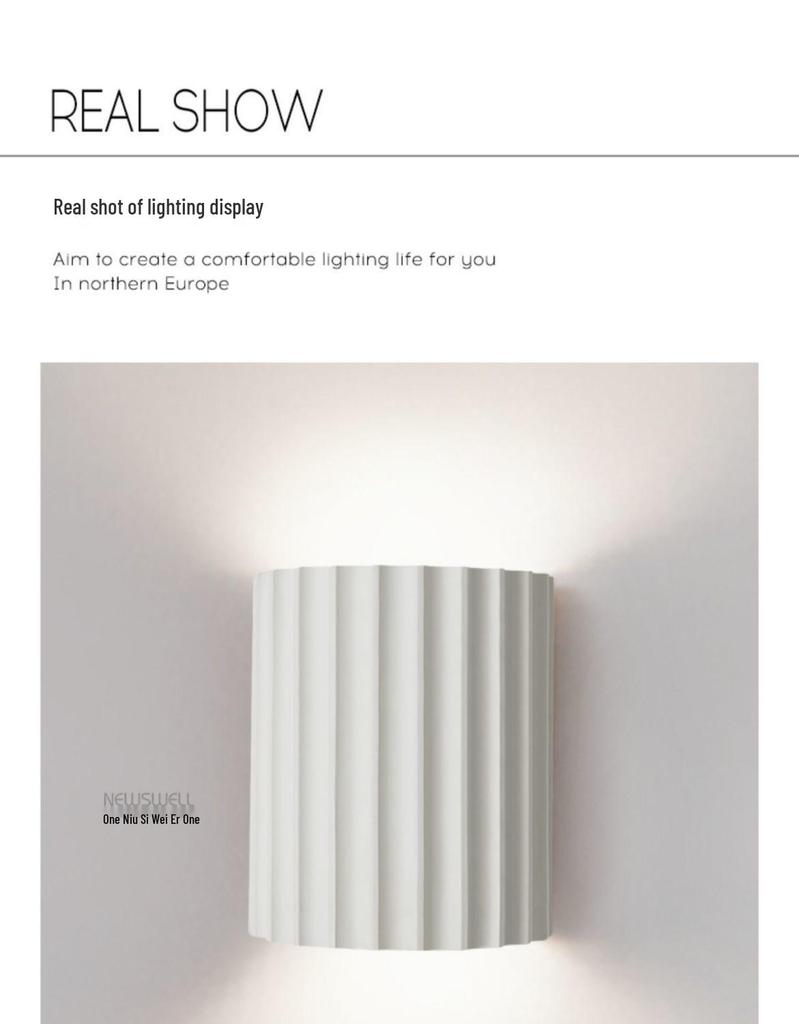 Wabi-Sabi Roman Column Wall Lamp: Perfect for Hallways, Bedsides, Entrances, and Corridors