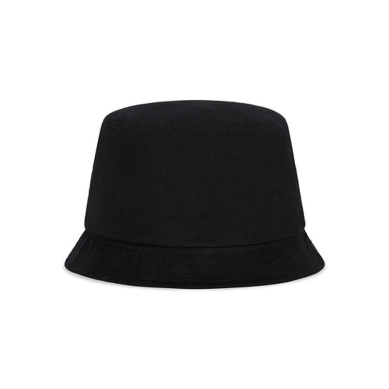 VARZAR VA Curved Logo Short Visor Bucket Hat Black