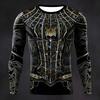 Unisex Casual Loose Fit Long Sleeve Printed Graphic T-Shirt for Men and Women