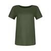 Ladies Slim Bottom T-shirt Fashion Casual Colour Round Neck Pullover Short Sleeve Top