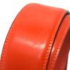 GUCCI 032 194 0979 GG logo Waist belts belt Leather Orange/SilverHardware