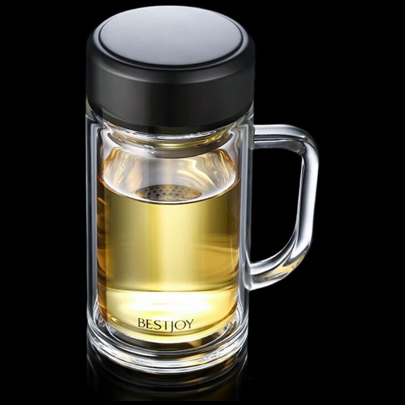 Fuguang Double-Layer Glass Mug