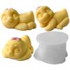 Duck Figurine Silicone Molds for Candle Soap Duck Statue Silicone Mould for Home Decoration Epoxy Resin Project