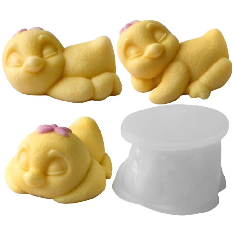 Duck Figurine Silicone Molds for Candle Soap Duck Statue Silicone Mould for Home Decoration Epoxy Resin Project