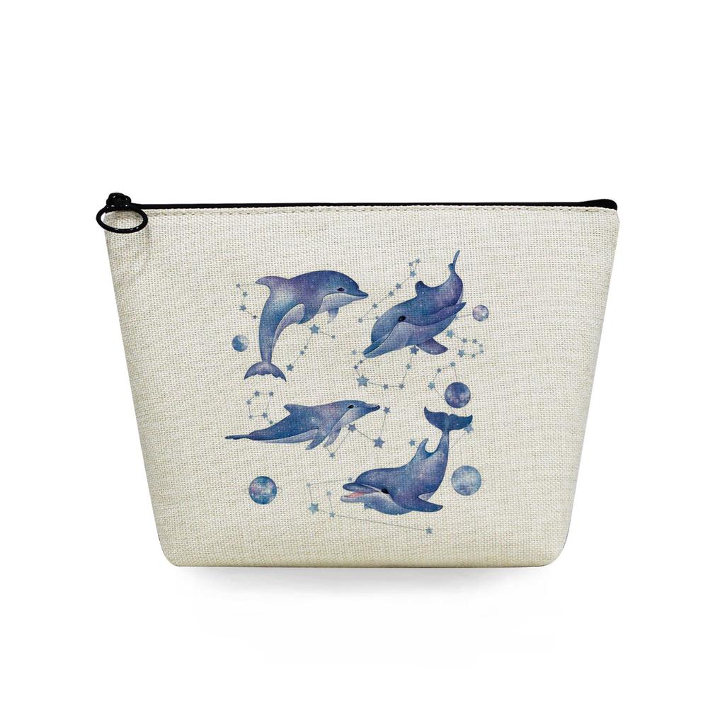 Women Wine glass Print Cosmetic Bag Toiletries Organize Travel Storage Case 6735 KTB