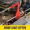 Compact Roof Leaf Removers with Adjustable Handle Portable Leaf Removers Tool for Easy Gutter Maintenance & Lawn Care