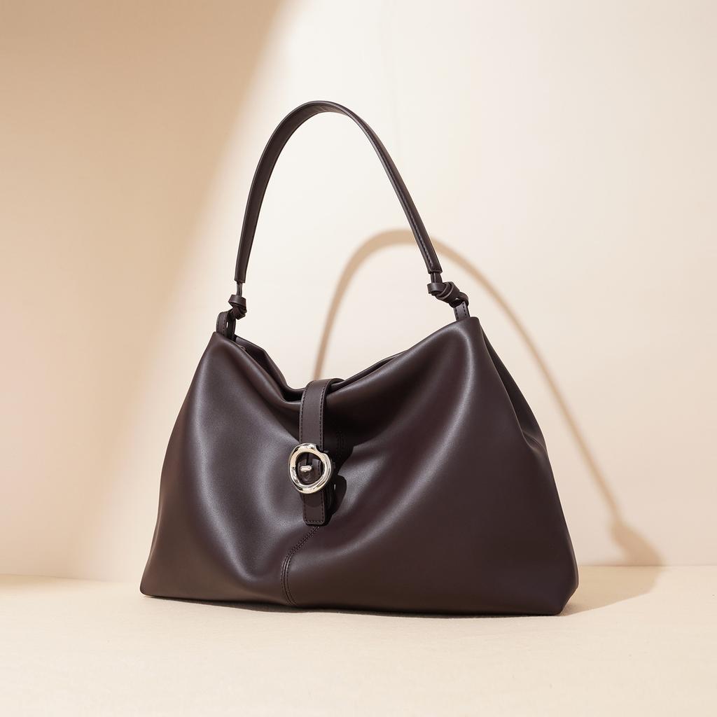 New Fashion Soft Bag Large Capacity Women's Bag Commuter Tote Bag Versatile Shoulder Bag Messenger Bag