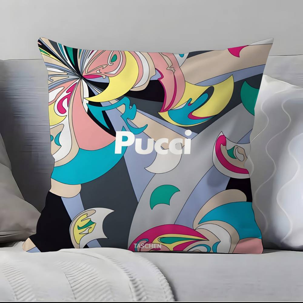 Fashion E-Emiliop-Pucci Pillow Case Pillowcase Soft Skin Friendly & Comfortable With A Hidden Zipper