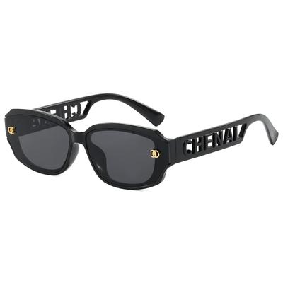 Mode Små Ramar Rektangulära Solglasögon UV400 för Män Kvinnor Fyrkantiga Designer Solglasögon Utomhus Fritid Glasögon Gafas De Sol