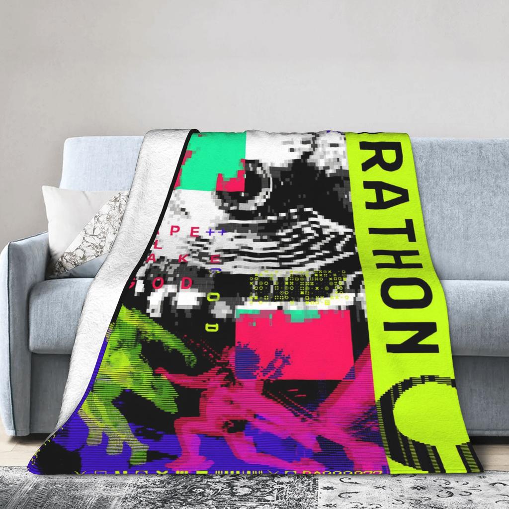 Game Marathon Throw Blanket for Couch Soft Cozy Plush Blanket 50x60 Inch Multi-size Bedspreads for All Seasons