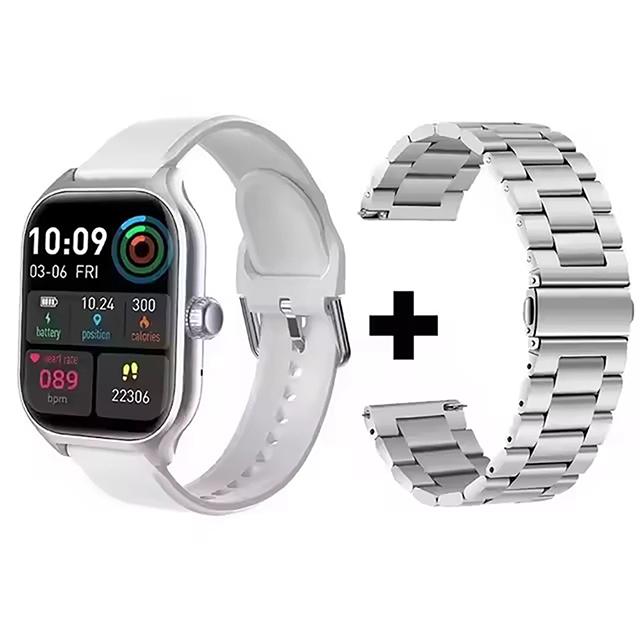 New Smart Watch 2.01'' HD Display Bluetooth Call Health Monitor Sports Mode GPS Track Smartwatch Men Women For Android IOS HT30