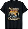 Funny Camping Hiking Lover Present Happy Camper Gift Unisex T-Shirt