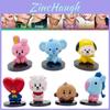 Bts Bt21 Set 7 buc Figurine Monitor Bebeluș Ornamente Topper Tort Jucării Cadou