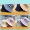 Cute Smiley Double-sided Fisherman Hat Women Summer Sunscreen Alphabet Basin Hat Men Students Versatile Sun Hat