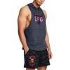 Under Armour Johnson Series Letter Print Casual Loose Sleeveless Hoodie Vest Men Tops Storm-Gray 1383300-044