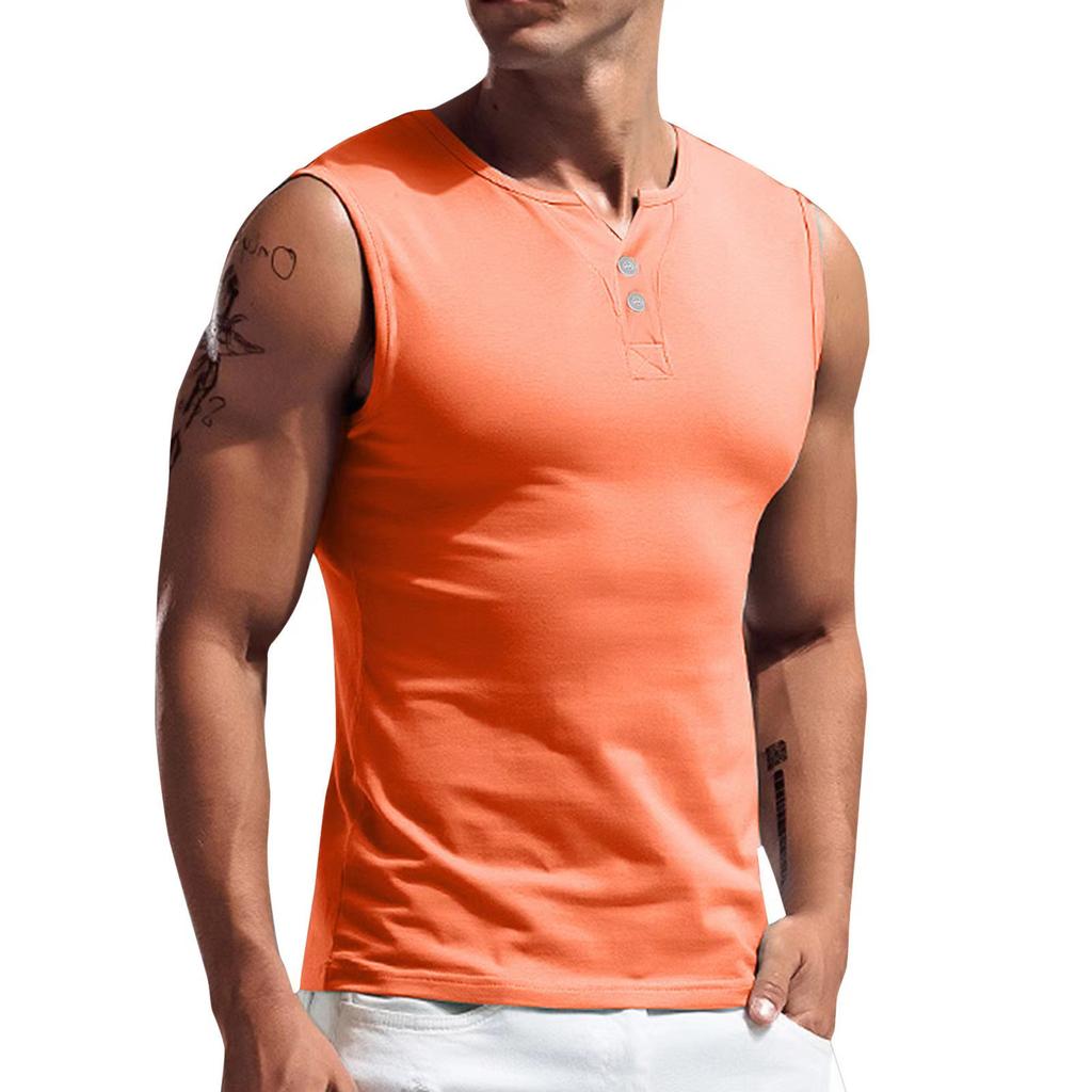 Men's Summer Surfing Beach Tank Top Casual Sleeveless Top Loose Tank Top