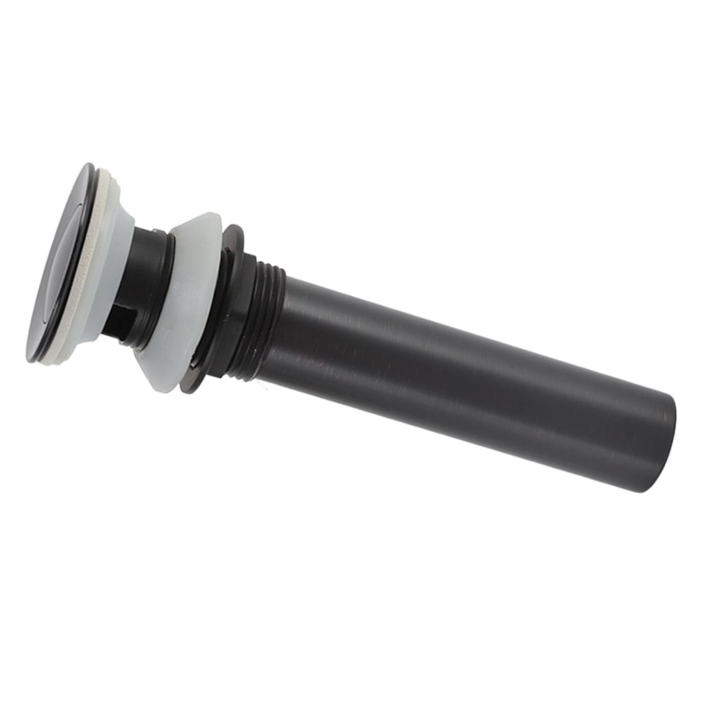 Bathroom Basin Sink Drain Brass Stainless Steel Pop Up Draining Stopper Kitchen Accessories With Overflow Hole