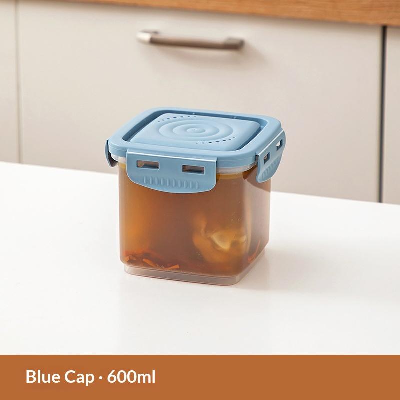 Freezer Tray With Lid - Durable Kitchen Storage For Soup, Broth & Sauces Stackable Food Prep Storage Container Kitchen Jar