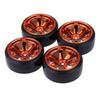 4Pcs Wear-resistant Crush-resistant Hard Tyre 1/10 Drift Car Tires Replacement for TRX HSP Tamiya HPI Kyosho On-Road Drifting Car