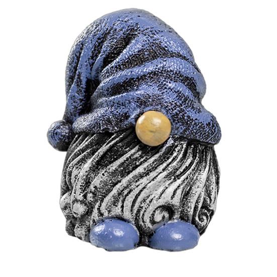 Ornamenti per Giardino Festivi Cappello Colorato Gnomo Statua in Resina, Statuetta Nano Senza Volto con Cappello Rugoso, Decorazione per la Casa Curativa Ornamento Impermeabile,