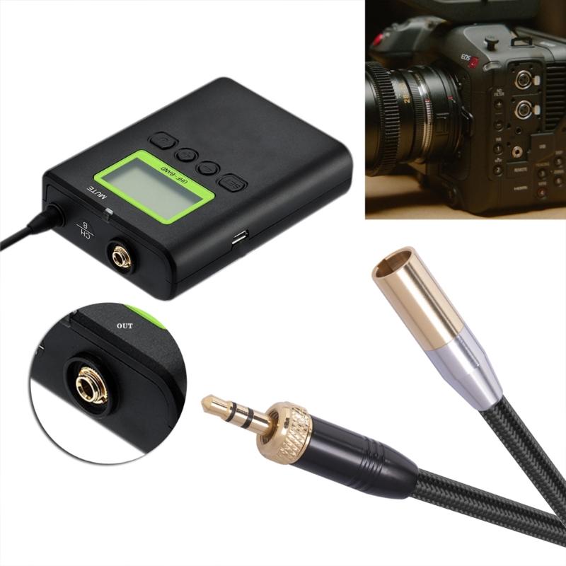 3.5mm to Mini XLR Cable, 1/8 inch Stereo to 3 Pin Mini XLR Male Cord Adapter Connector, Balanced Male Mini-XLR to 3.5mm