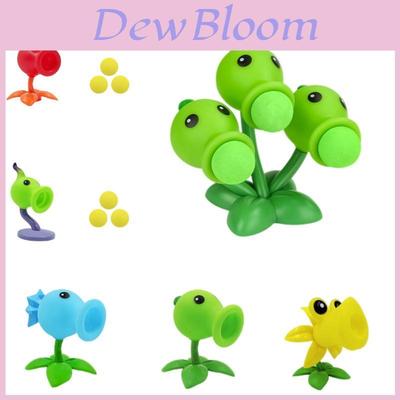 Plant Vs. Zombie Toy Olive Machine Gun With Pea Clip And Corn Shooter Accessories
