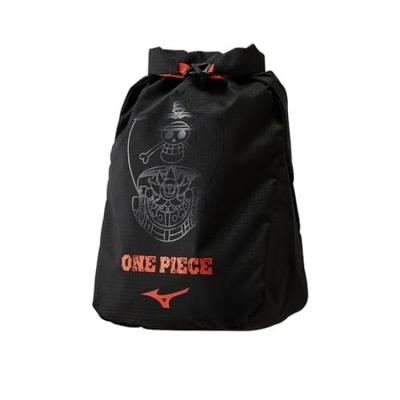 Badminton Racket Case Sports Bag Roll Top Shoe Case ONE PIECE Thousand Sunny 73JMBX01 Black X Red [Mizuno]