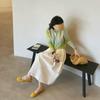 Princess Xiangchen's New Bow-tie Yellow Single Shoes Women's Flat-soled Shallow-mouth Shoes Soft-soled Doudou Shoes Ballet Shoes