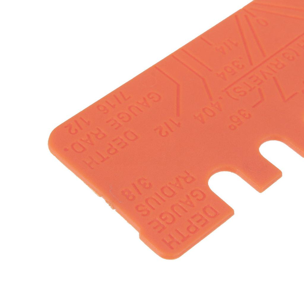 2Pcs/Set General Chainsaw Chain Tool Bar Groove Cleaner & Quick-check Gauge