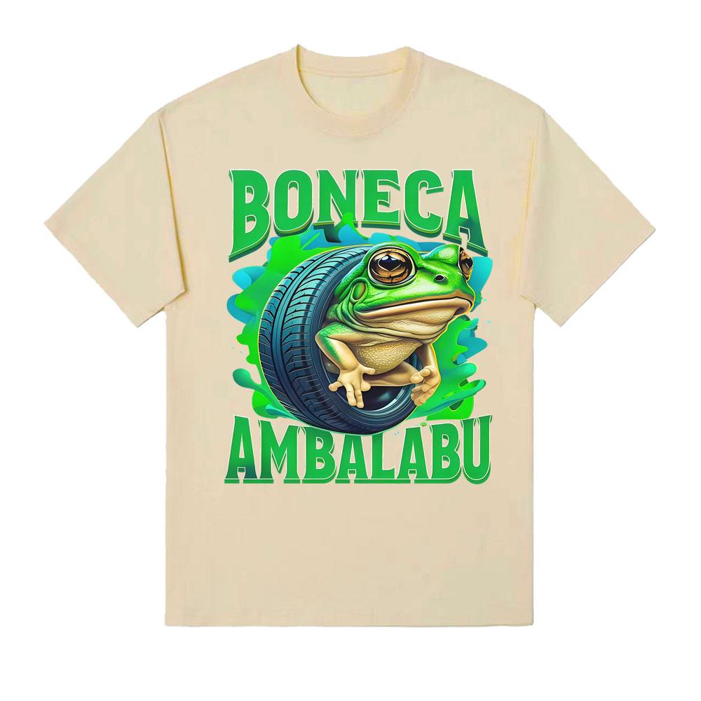 

Bonecca Ambalabu Brainrot Trendy Youth Print T Shirts Unisex s Women Clothing Fashion Cotton T Shirt Short Sleeve Oversized T-shirt 4XL