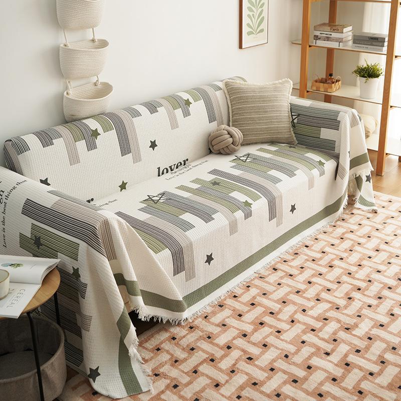 Sofa Cover Towel Nordic Style Non-Slip Sofa Blanket Full Covered Bag Sofa Cushion Cover Cover Four Seasons Universal
