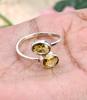 Citrine Gemstone Ring, 925 Sterling Silver Ring, Birthstone Ring, Bezel Ring, Boho Ring, Ring For Sale