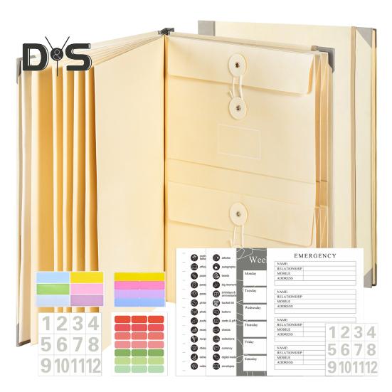 Сумка для хранения документов Органайзер для документов Папка-регистратор формата A4Legal Сумка для хранения файлов Семейный органайзер для важных документов хаки 1779₽