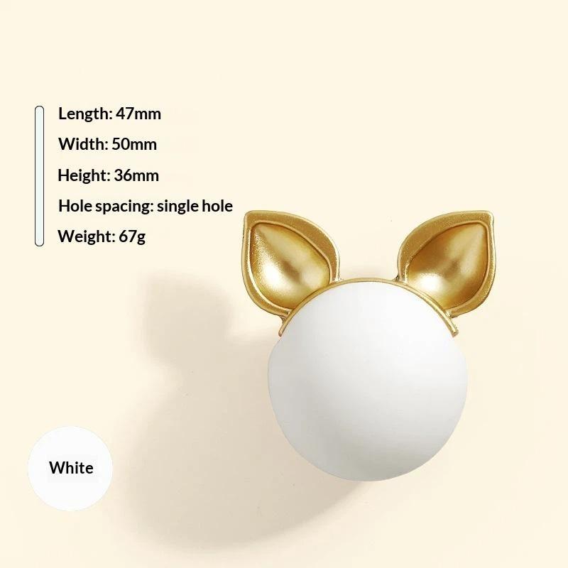 Creative Animal Cartoon Cabinet Knobs And Handles For Children'S Room Ceramic Wardrobe Pulls Home Decor Furniture Hardware