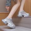 Fashion 2025 New Spring Summer New Luxury Mesh Rhinestone Women's Shoes Casual Fashion Breathable Versatile Sports Shoes Polyamide Sole