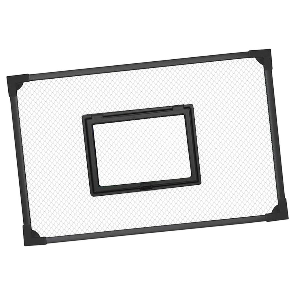 Aquário Cobertura de Malha 5mm Magnética, Acessórios com Janela de Alimentação Anti Fuga Tampa para Répteis Multiuso