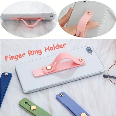 Convenient Telescopic Finger Strap for iPhone Pro Max Mobile Phone Holder Finger Ring Buckle Desktop Adhesive Finger Ring Strap