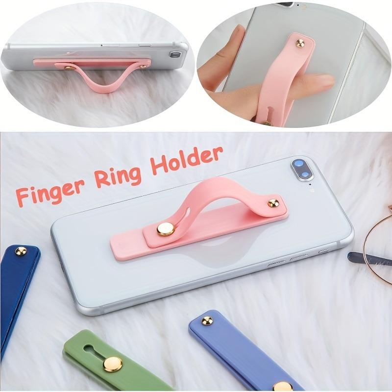 Convenient Telescopic Finger Strap for iPhone Pro Max Mobile Phone Holder Finger Ring Buckle Desktop Adhesive Finger Ring Strap