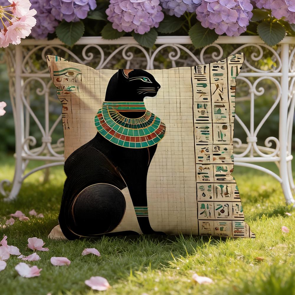 Antikens Egypten A-Anubis Kuddfodral Hem & Bil Dubbelsidig Kuddfodral: Vändbar för premiumkomfort