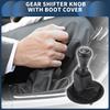 INFINAUTO Compatible with Peugeot 5 Speed Manual Gear Shift Knob and Boot Dust Cover