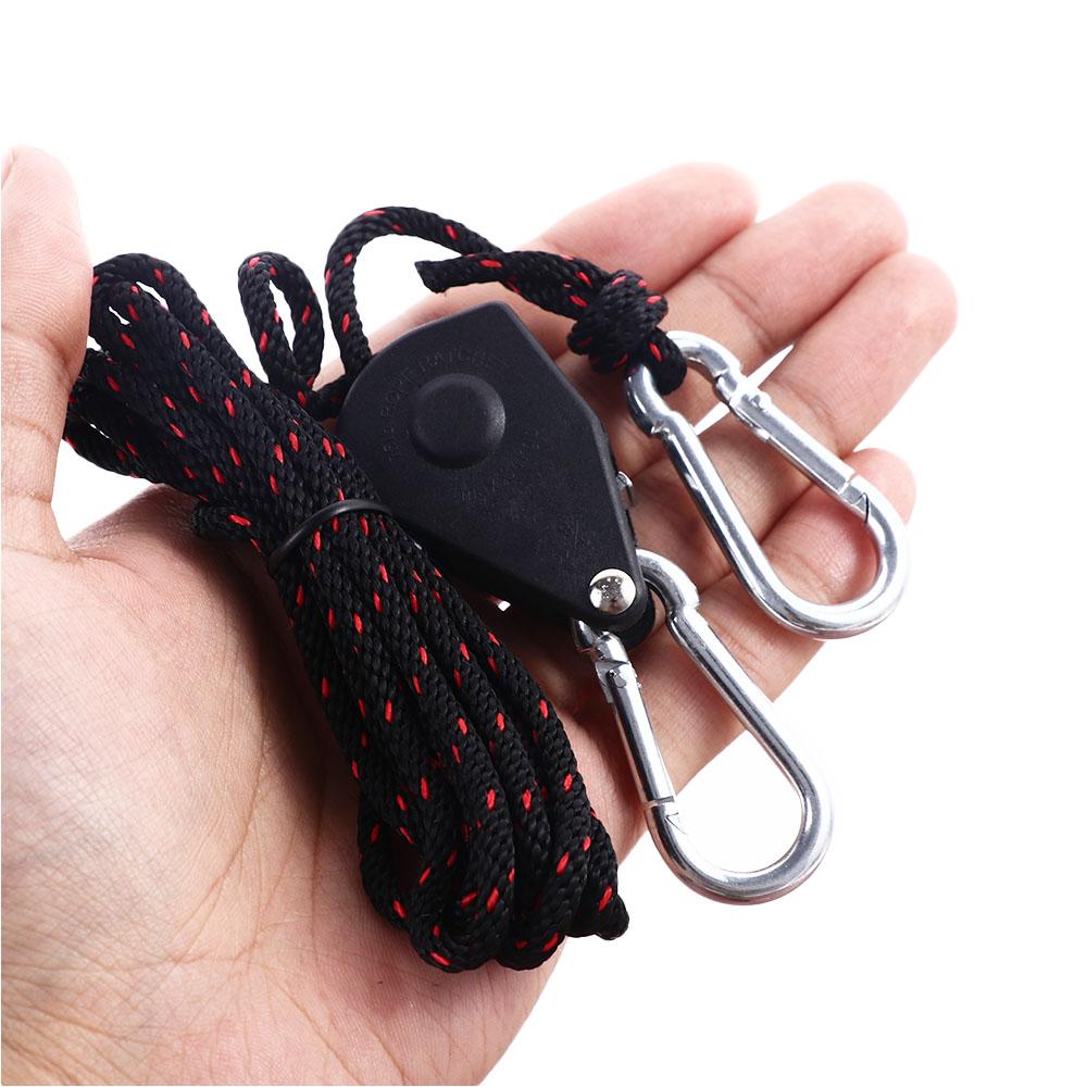 Camping Rope Rope Hanger Tent Lanyard Pulley Adjutsable Rope Hanger Outdoor Pulley Adjuster
