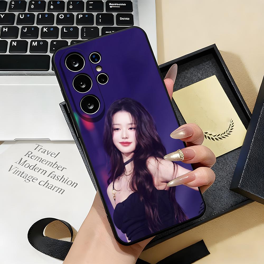 Singer J-Jang W-Won-young Phone Case For Samsung S26 S25 S24 FE S23 S22 S21 Plus S20 Ultra Note20Ultra Black Soft Shell