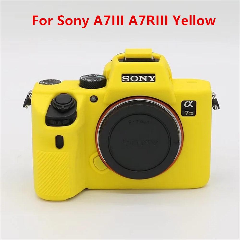 Soft Silicone Armor Camera Body Case For Sony A7R5 A7R4 A7M4 A7R3 A7R2 A7S2 A72 ZVE10 ZV1F ZV1F M2 Protective Rubber Cover