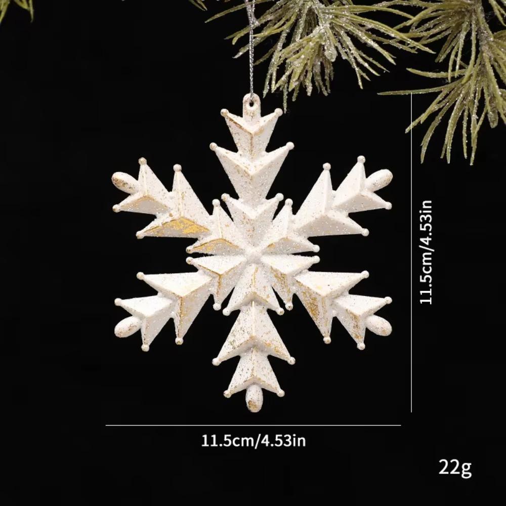 Vintage Christmas Tree Pendant Exquisite Antique Design White Xmas Tree Hanging Navidad New Year Festival Party Decorations 2026