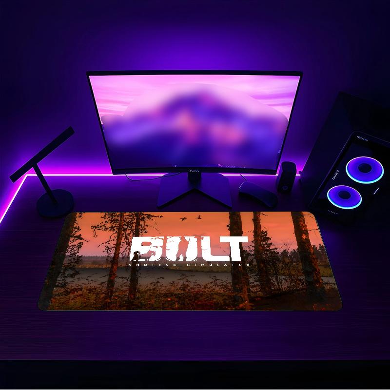 BULT Hunting Simulator (1) Mouse pad with a non slip rubber base suitable for home offices and an ideal gift for gamers