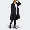 adidas Women's Black Long Hooded Windproof Jacket FM5184