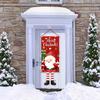 Christmas Santa Claus Hanging Flag Navidad Natal Noel Tree Door Banner Christmas Decorations For Home 2025 Happy New Year 2026