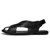 Moda Verão Sandálias Masculinas Couro Genuíno Sapatos Casuais Masculinos Ao Ar Livre Masculino Homem Sandálias De Couro Para Homens Sapatos De Praia Sapatos Romanos