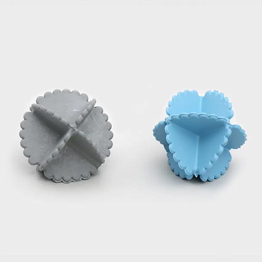 Anti-Wrinkle & Anti-Tangle Color Laundry(Washing) Ball 9p (6x6cm)